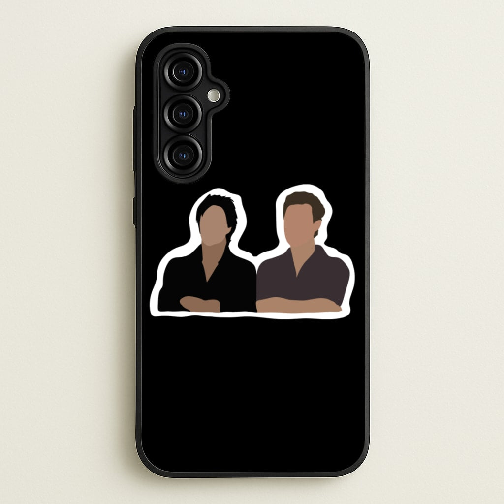 Salvatore Cartoons - VD - Vampire Diaries Phone Case for Galaxy A54