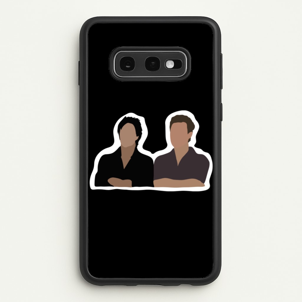 Salvatore Cartoons - VD - Vampire Diaries Phone Case for Galaxy S10e
