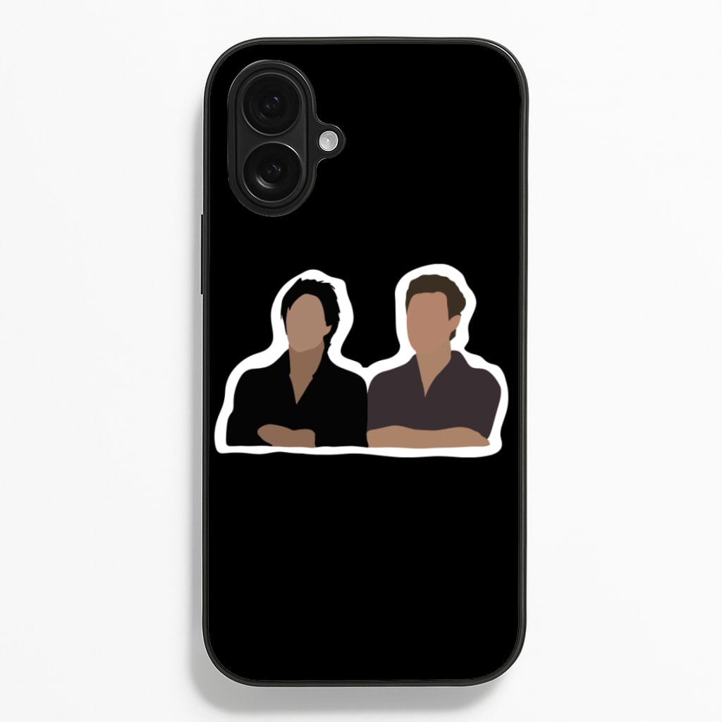Salvatore Cartoons - VD - Vampire Diaries Phone Case for iPhone 16 Plus