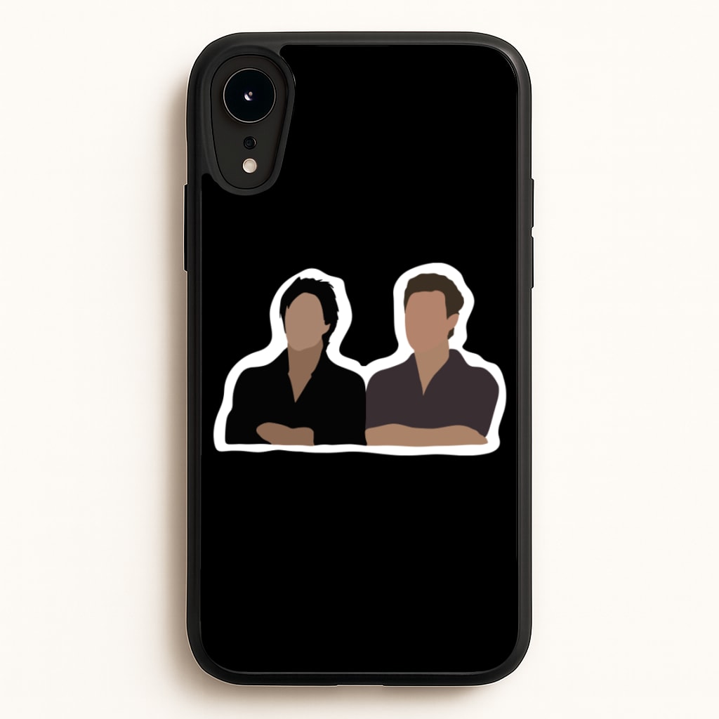 Salvatore Cartoons - VD - Vampire Diaries Phone Case for iPhone XR