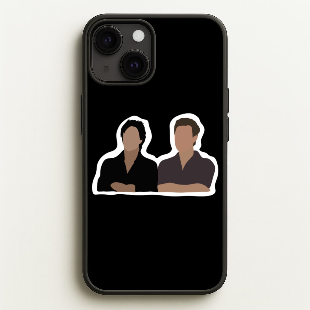 Salvatore Cartoons - VD - Vampire Diaries Phone Case for iPhone 13 Mini
