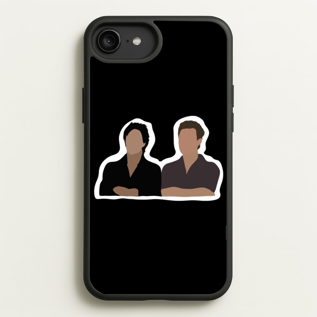 Salvatore Cartoons - VD - Vampire Diaries Phone Case for iPhone 6 Plus / 7 Plus / 8 Plus