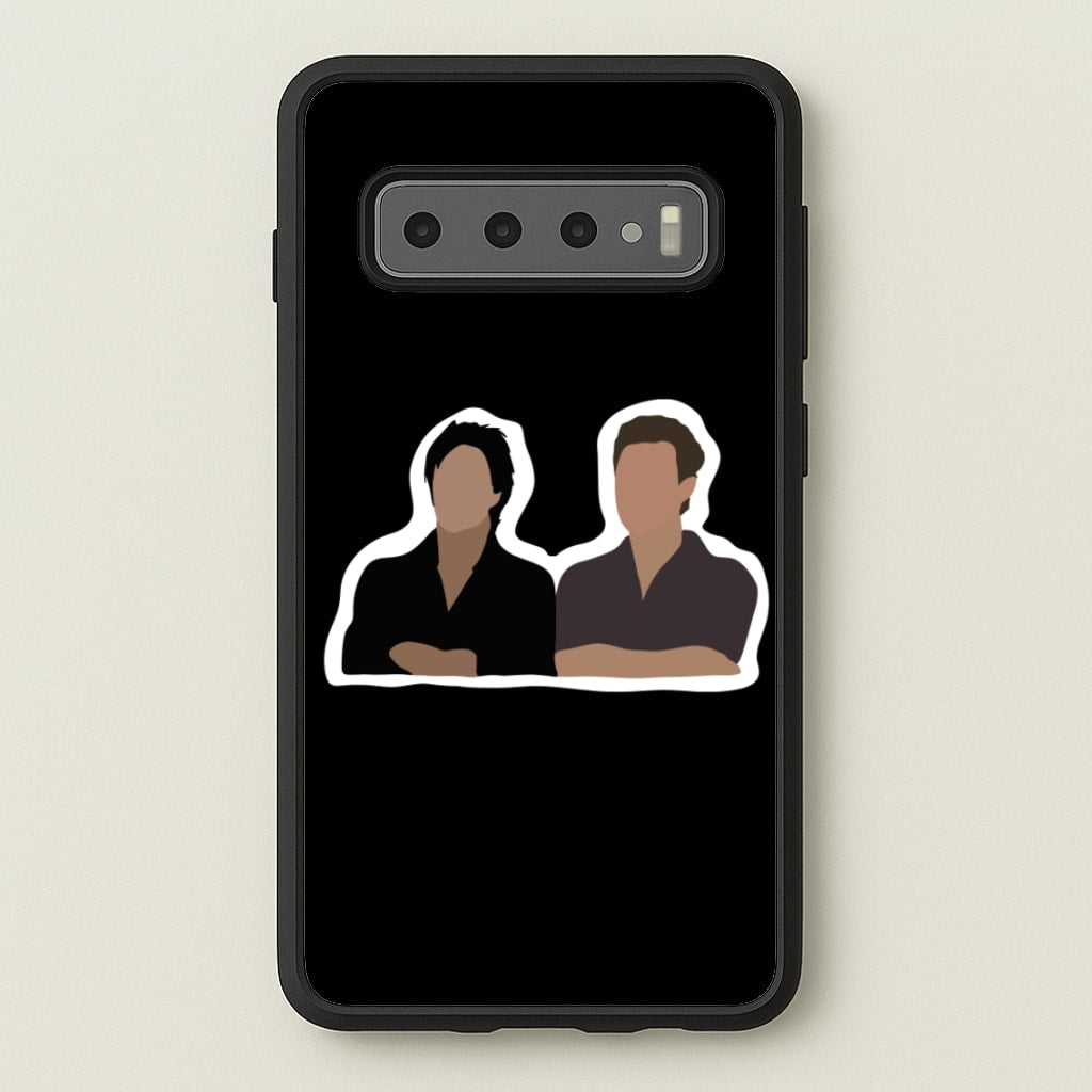 Salvatore Cartoons - VD - Vampire Diaries Phone Case for Galaxy S10