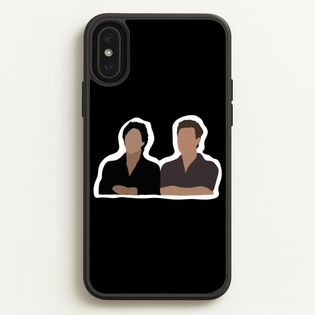 Salvatore Cartoons - VD - Vampire Diaries Phone Case for iPhone XS Max