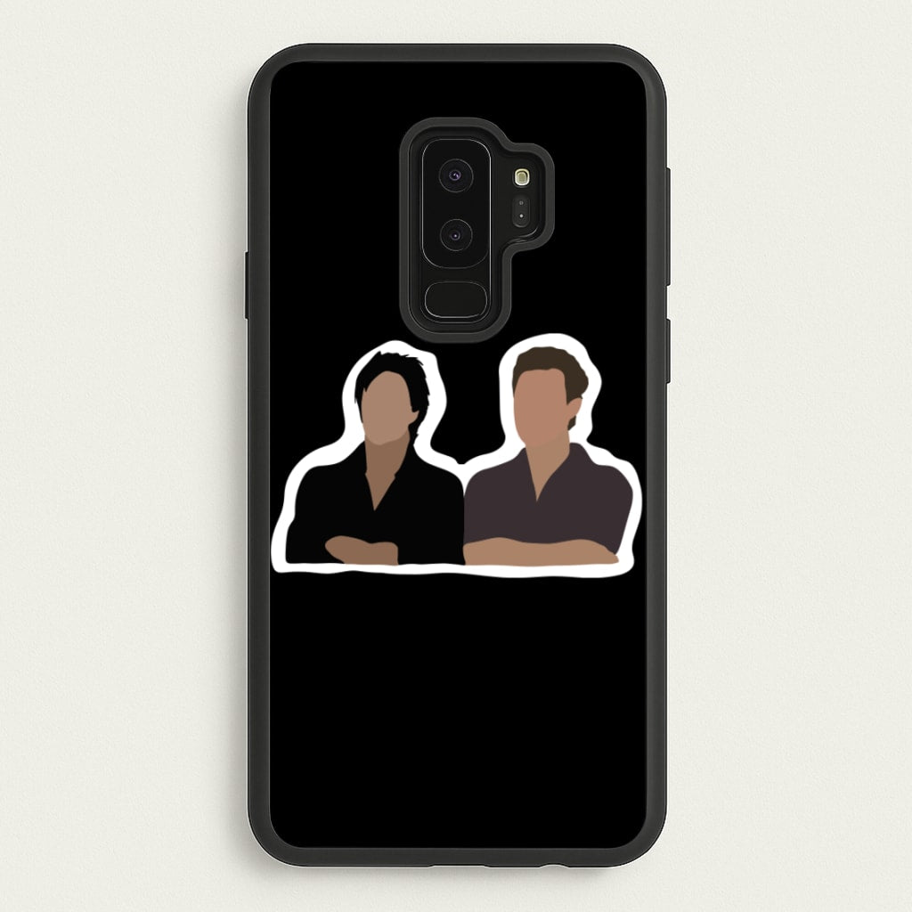 Salvatore Cartoons - VD - Vampire Diaries Phone Case for Galaxy S9 Plus