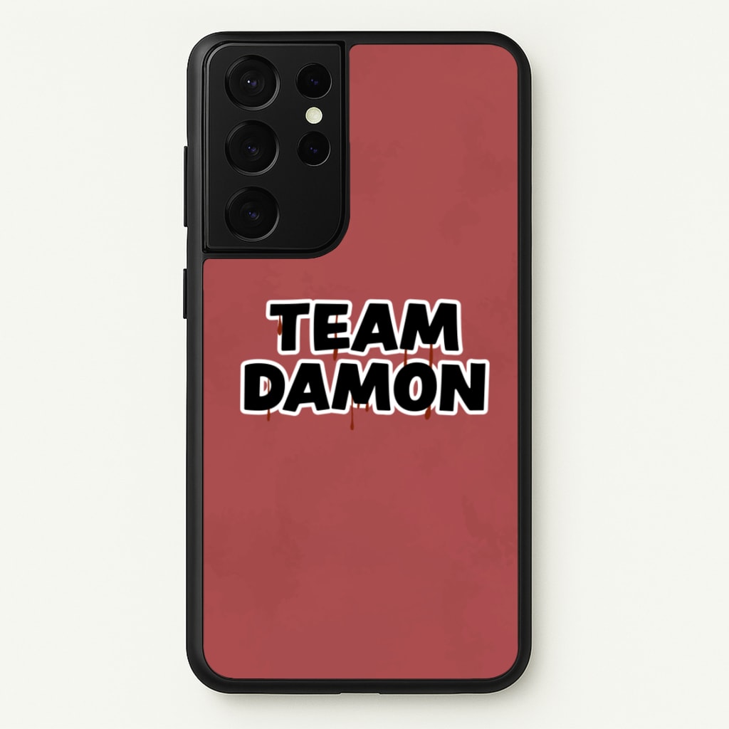 Team Damon - VD - Vampire Diaries Phone Case for Galaxy S21 Ultra