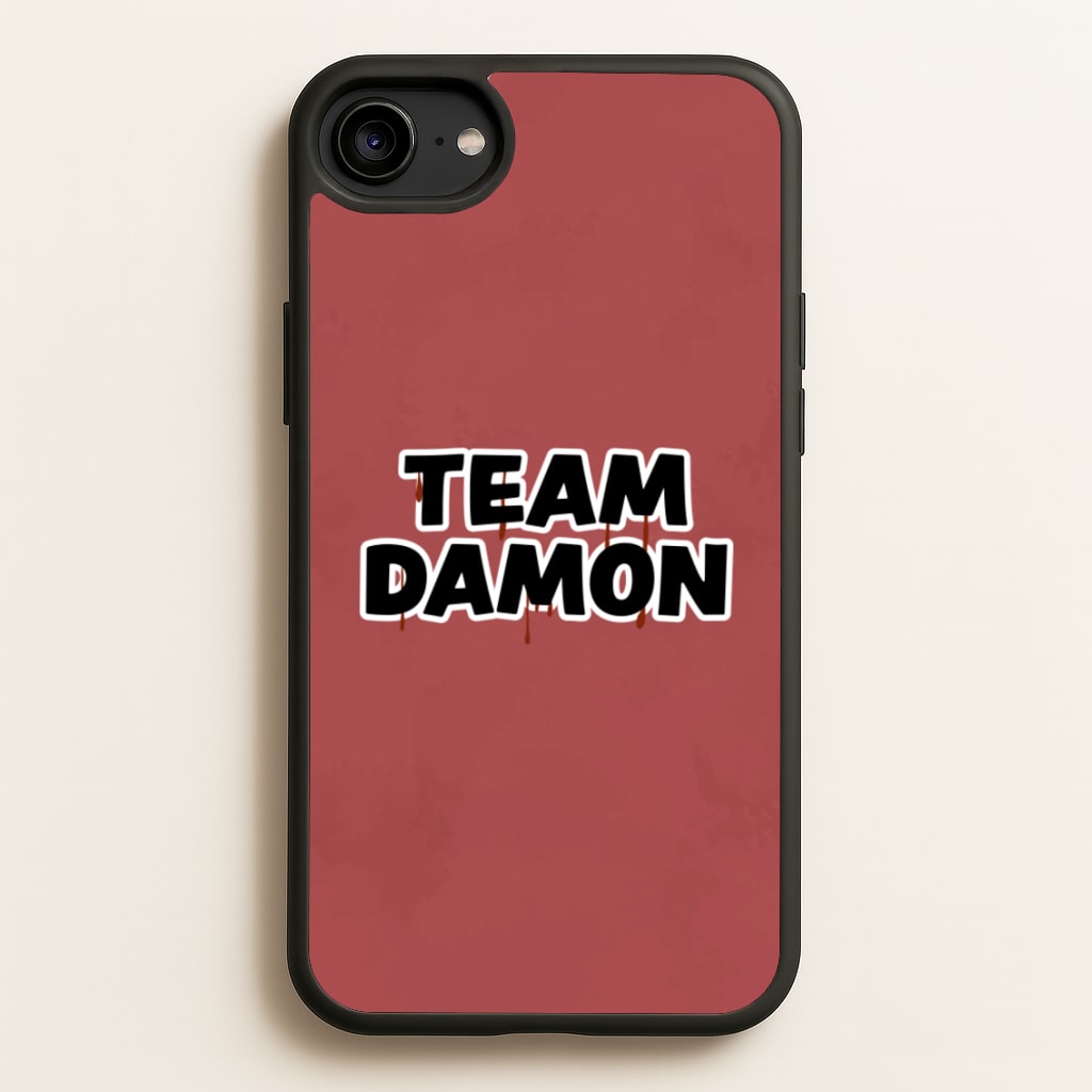 Team Damon - VD - Vampire Diaries Phone Case for iPhone 6 / 7 / 8 / SE