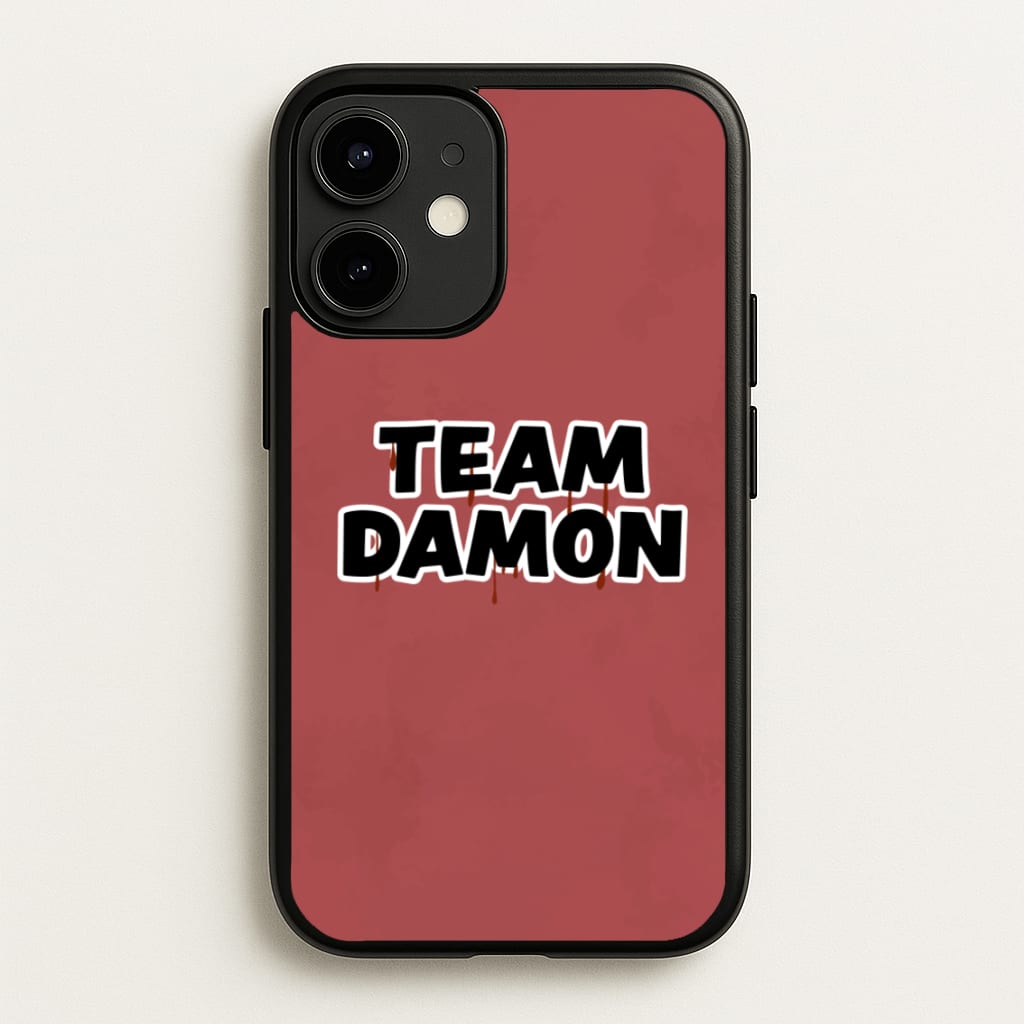 Team Damon - VD - Vampire Diaries Phone Case for iPhone 12 / 12 Pro