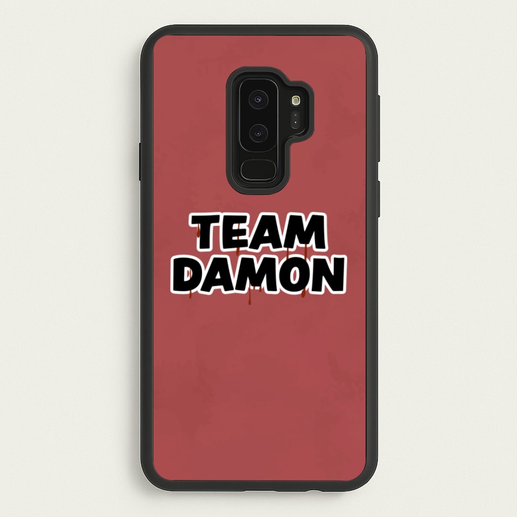 Team Damon - VD - Vampire Diaries Phone Case for Galaxy S9 Plus