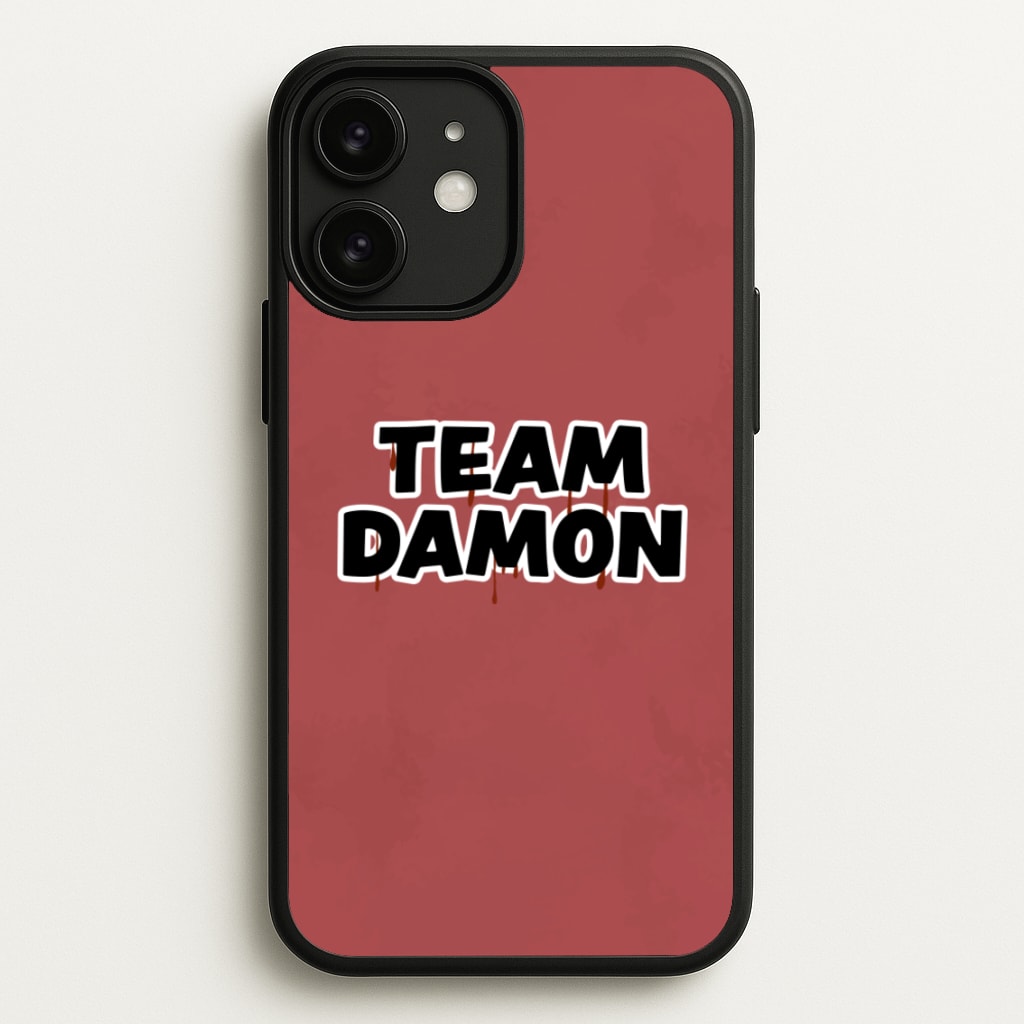 Team Damon - VD - Vampire Diaries Phone Case for iPhone 11