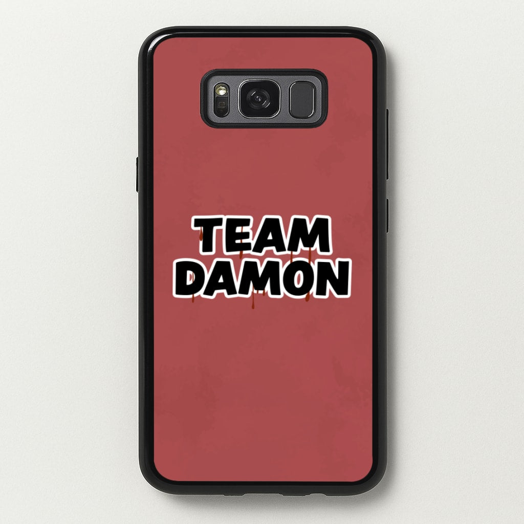 Team Damon - VD - Vampire Diaries Phone Case for Galaxy S8 Plus