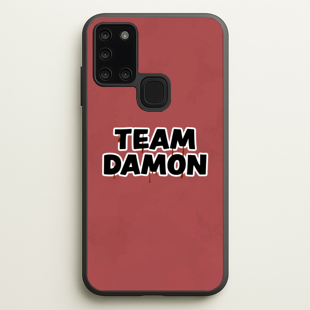 Team Damon - VD - Vampire Diaries Phone Case for Galaxy A21s