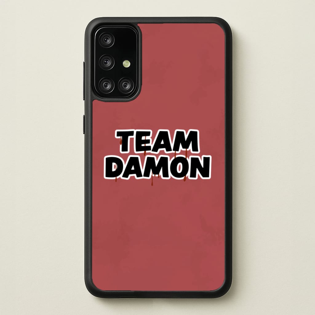 Team Damon - VD - Vampire Diaries Phone Case for Galaxy A71