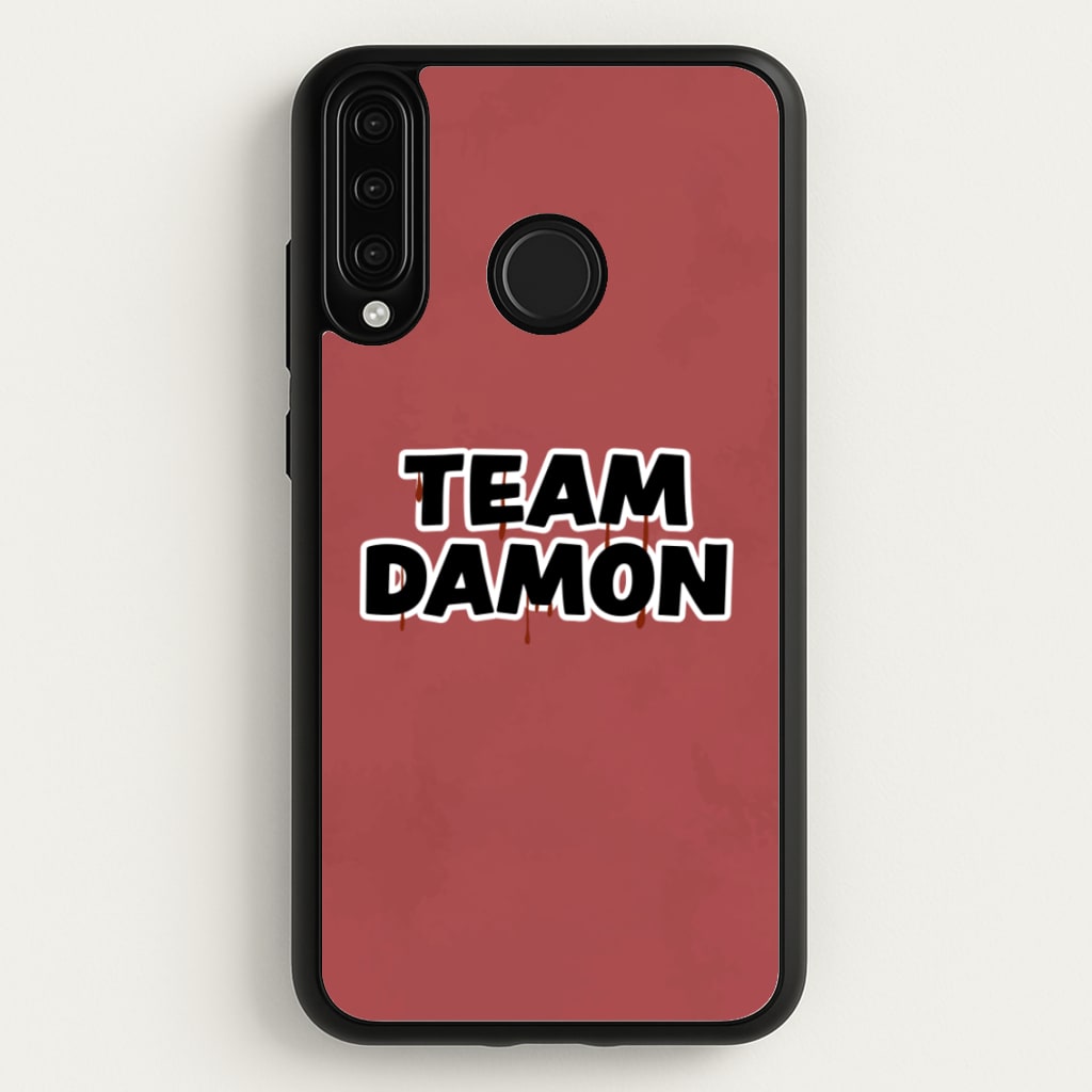 Team Damon - VD - Vampire Diaries Phone Case for Huawei P30 Lite