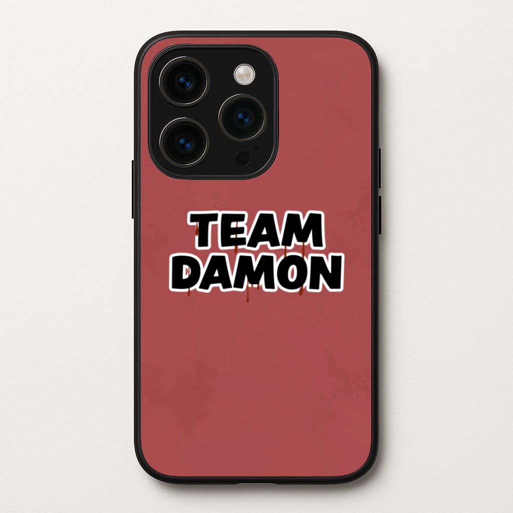 Team Damon - VD - Vampire Diaries Phone Case for iPhone 15 Pro Max
