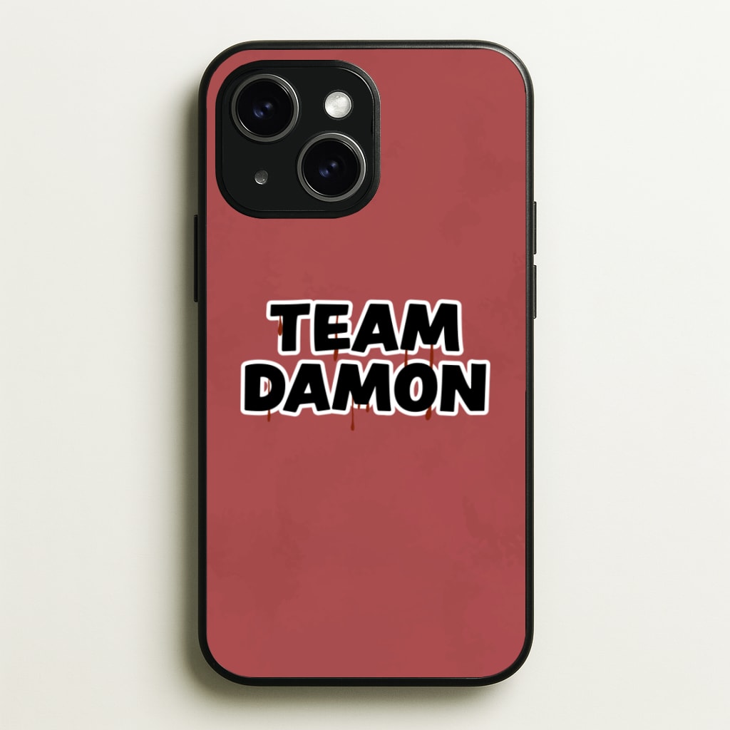 Team Damon - VD - Vampire Diaries Phone Case for iPhone 15 Plus
