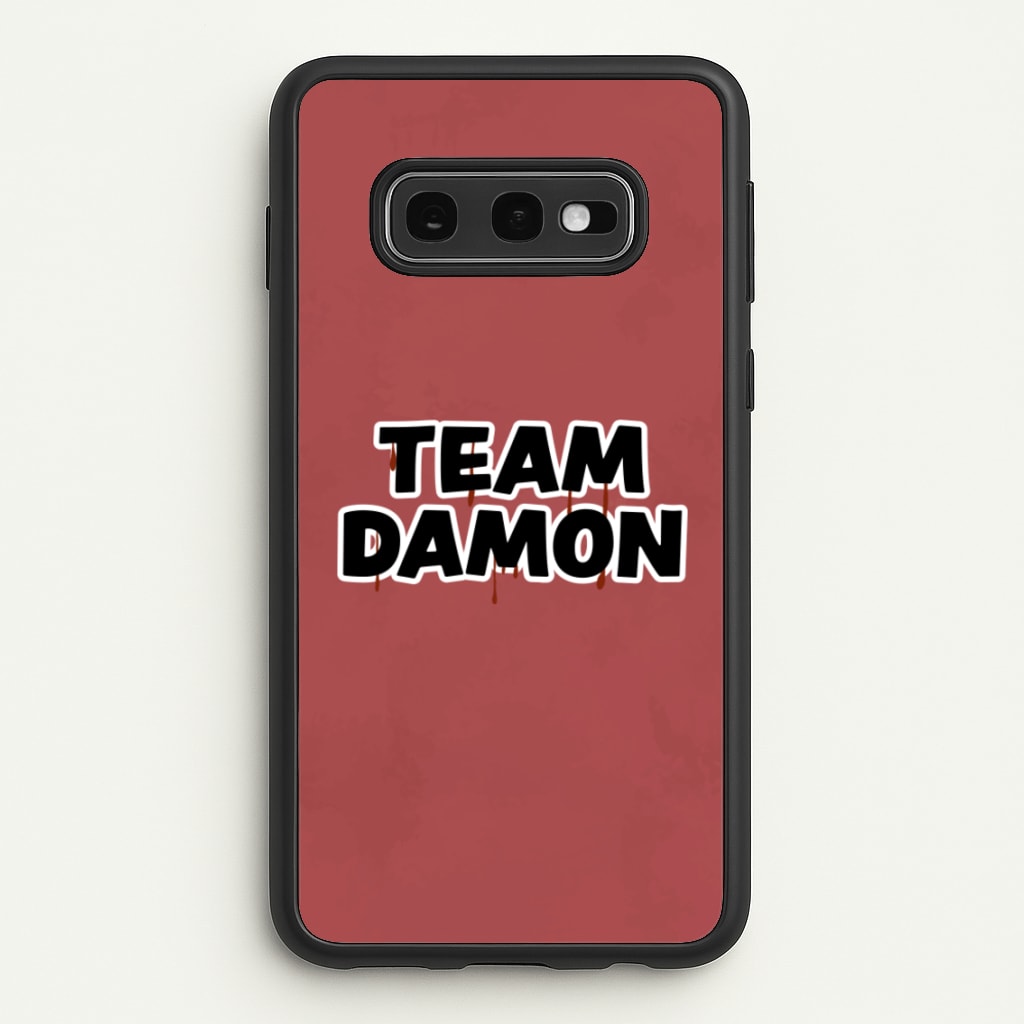 Team Damon - VD - Vampire Diaries Phone Case for Galaxy S10e