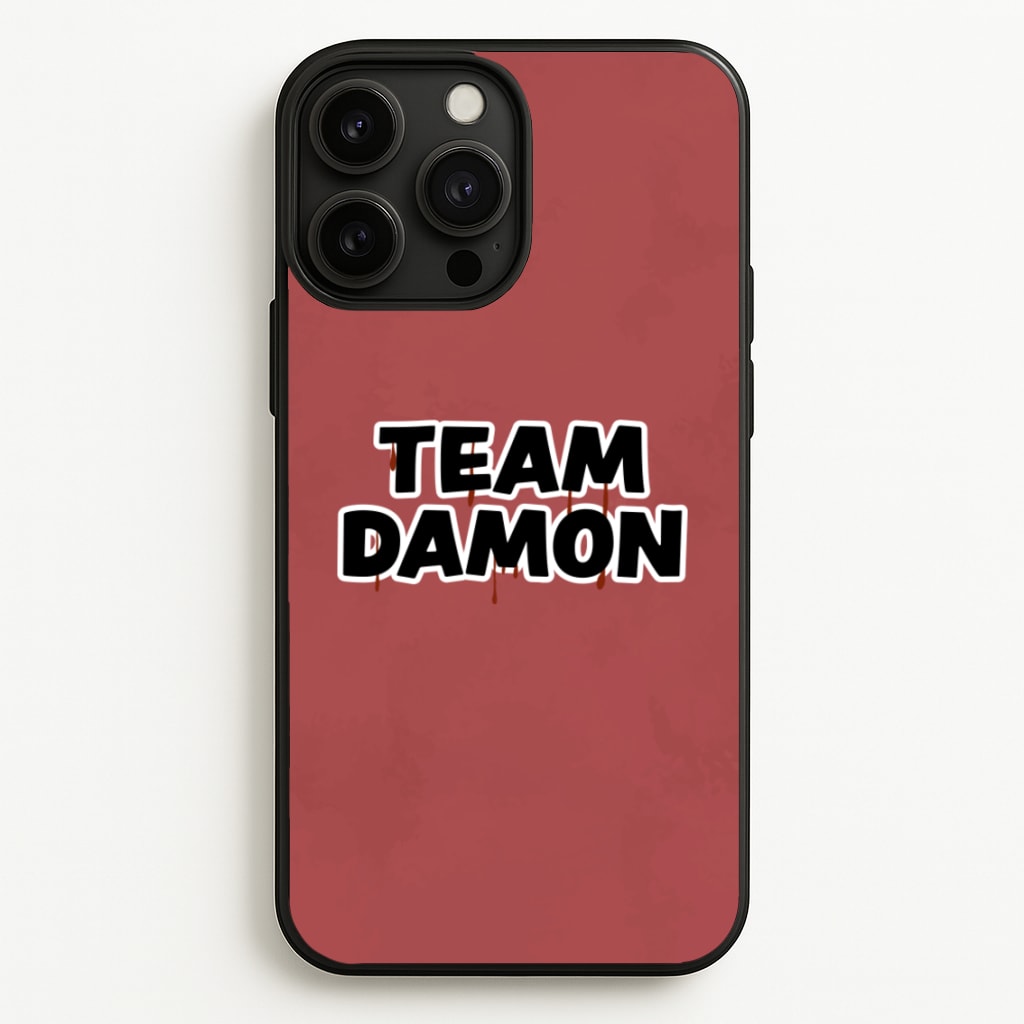 Team Damon - VD - Vampire Diaries Phone Case for iPhone 13 Pro Max