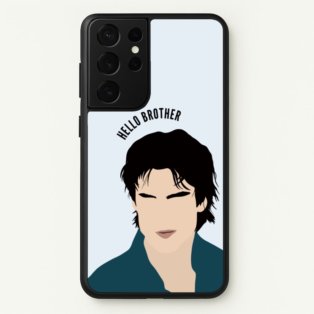 Hello Brother Cartoon - VD - Vampire Diaries Phone Case for Galaxy S21 Ultra