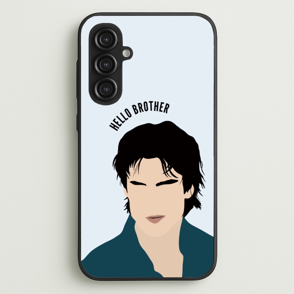 Hello Brother Cartoon - VD - Vampire Diaries Phone Case for Galaxy S23FE