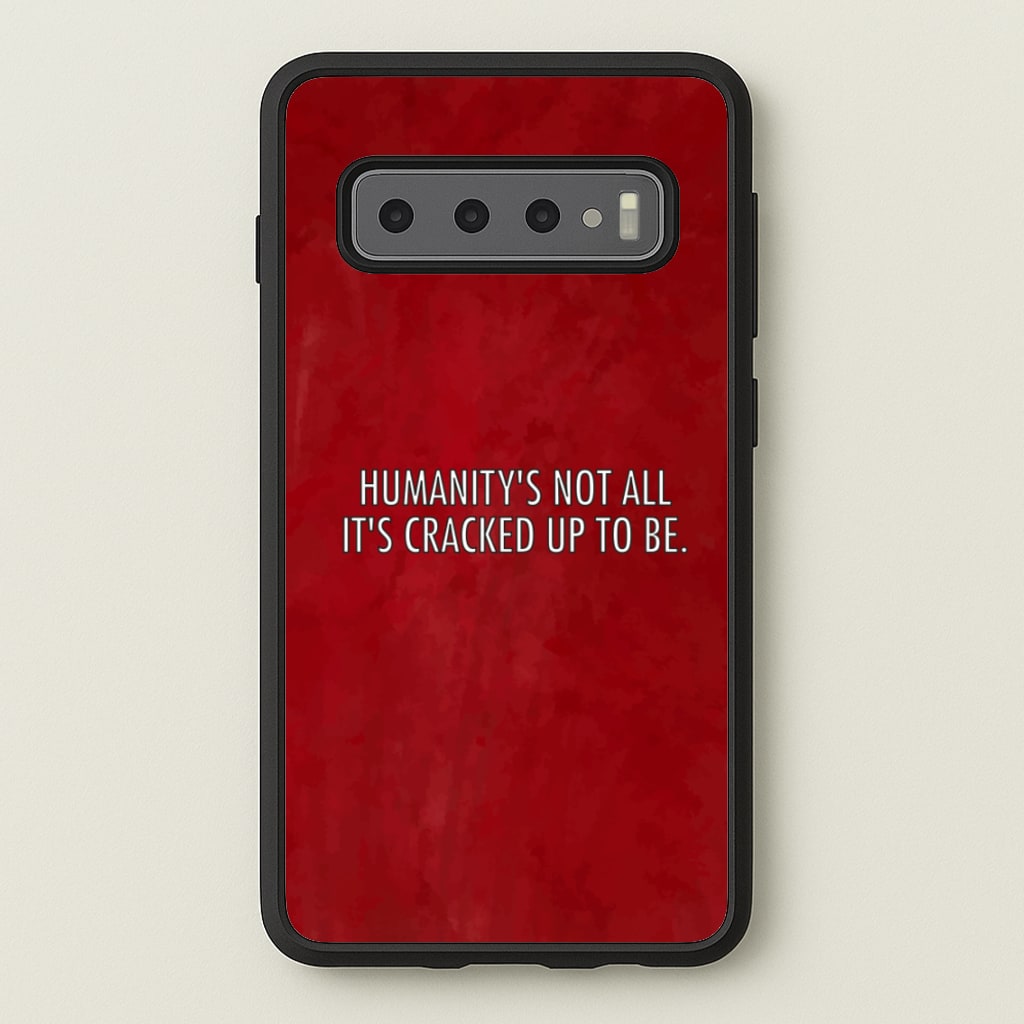 Humanity - VD - Vampire Diaries Phone Case for Galaxy S10 Plus