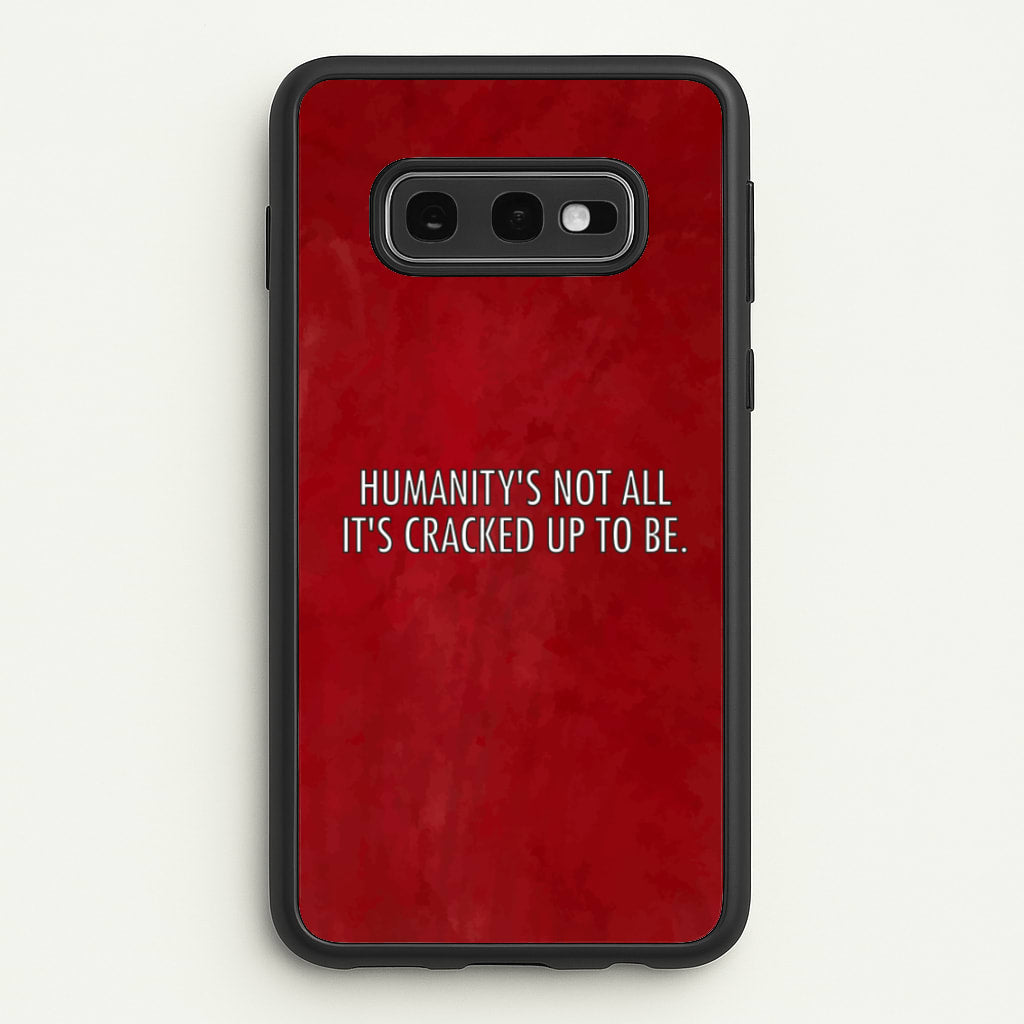 Humanity - VD - Vampire Diaries Phone Case for Galaxy S10e
