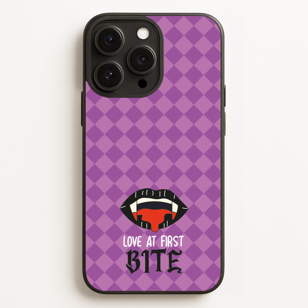 Love At First Bite - VD - Vampire Diaries Phone Case for iPhone 16 Pro Max