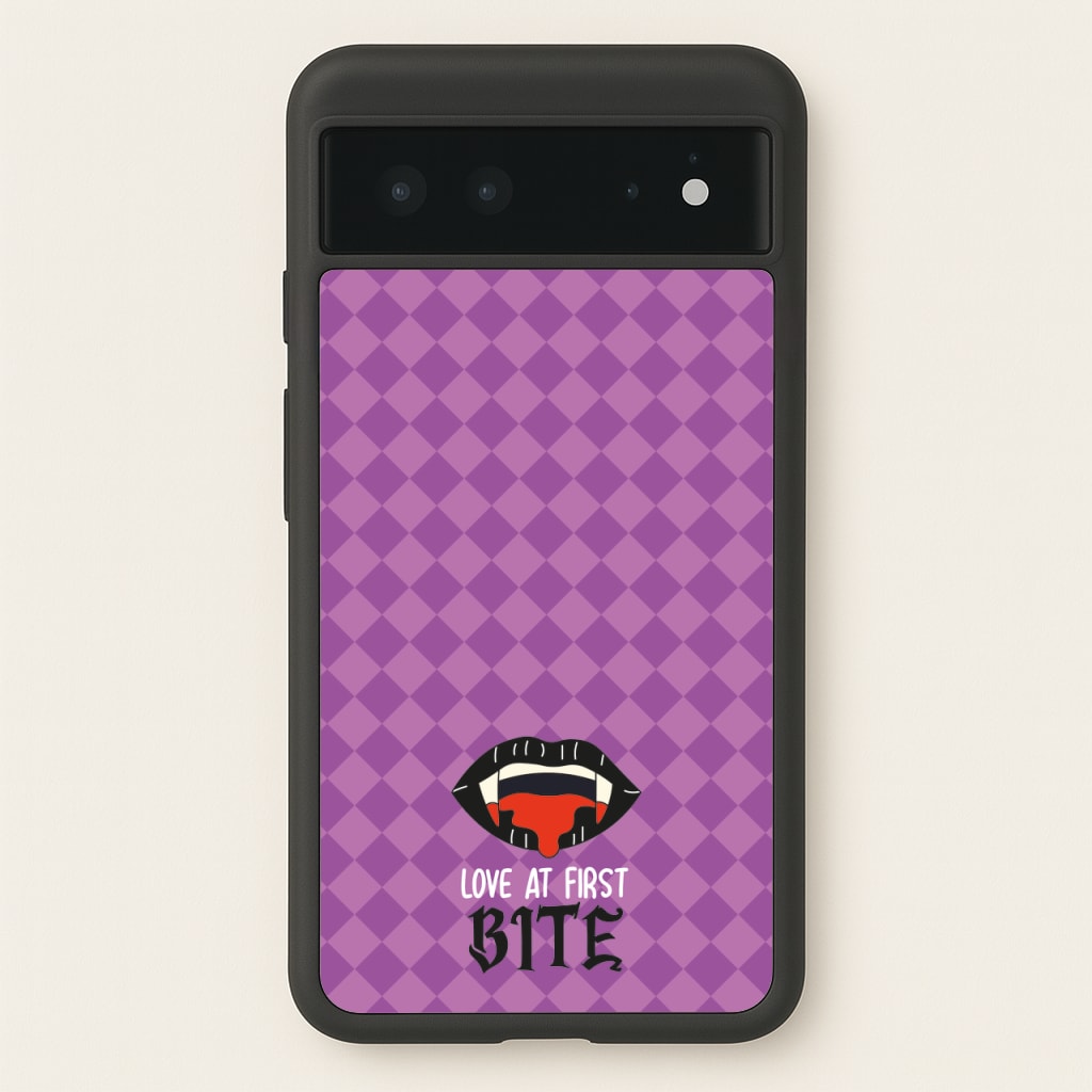 Love At First Bite - VD - Vampire Diaries Phone Case for Google Pixel 6