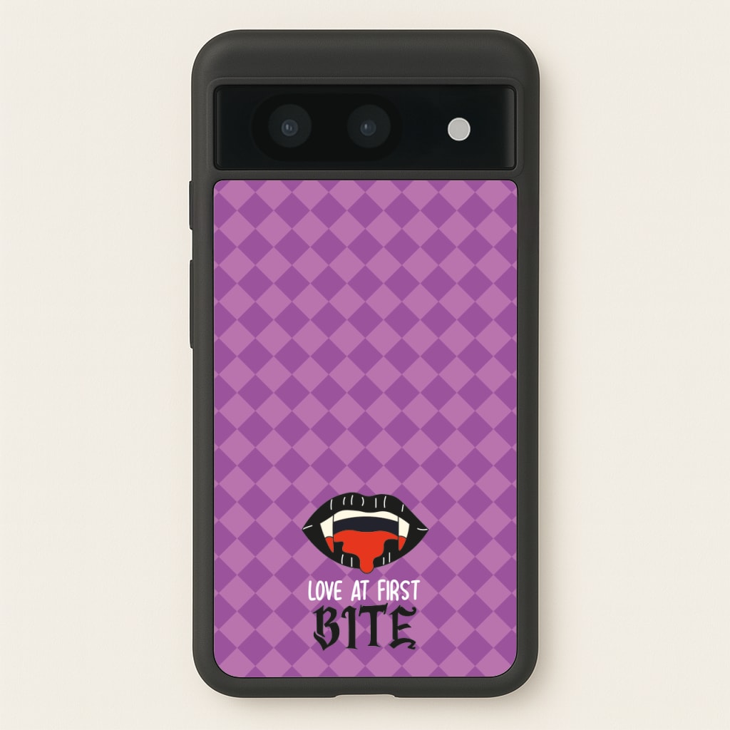 Love At First Bite - VD - Vampire Diaries Phone Case for Google Pixel 8a