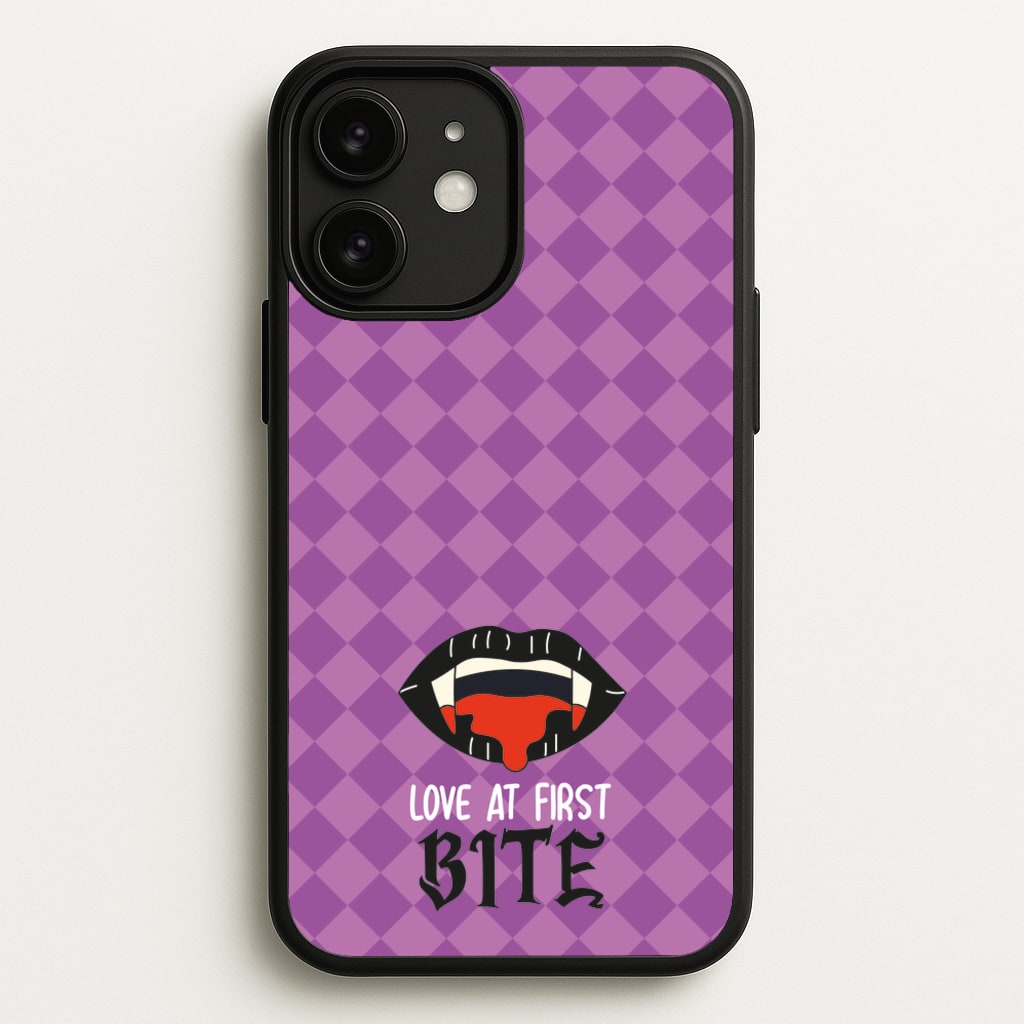 Love At First Bite - VD - Vampire Diaries Phone Case for iPhone 11