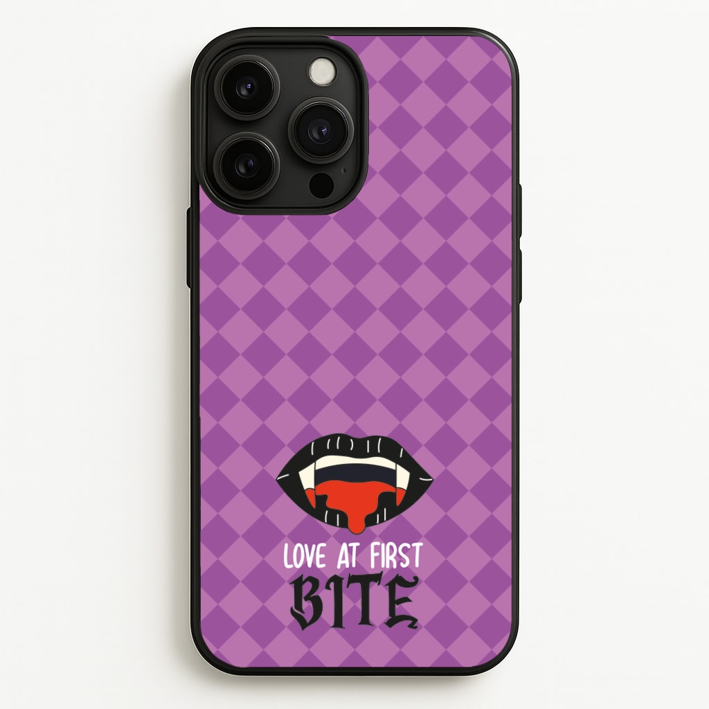 Love At First Bite - VD - Vampire Diaries Phone Case for iPhone 13 Pro Max
