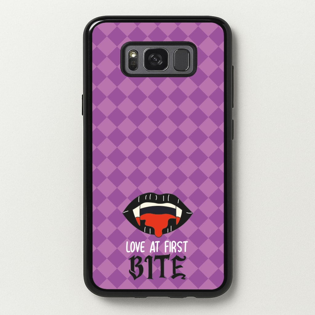 Love At First Bite - VD - Vampire Diaries Phone Case for Galaxy S8