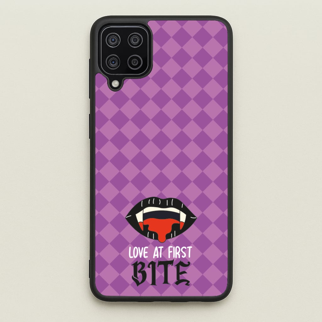 Love At First Bite - VD - Vampire Diaries Phone Case for Galaxy A12