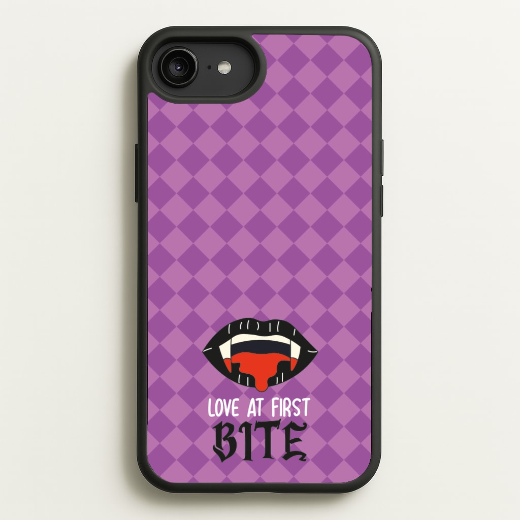 Love At First Bite - VD - Vampire Diaries Phone Case for iPhone 6 Plus / 7 Plus / 8 Plus