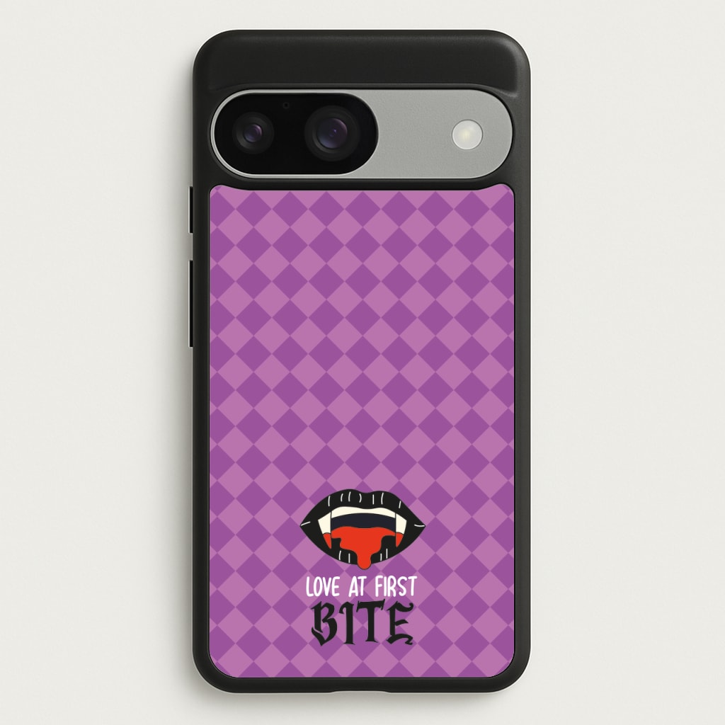 Love At First Bite - VD - Vampire Diaries Phone Case for Google Pixel 9 / 9 Pro