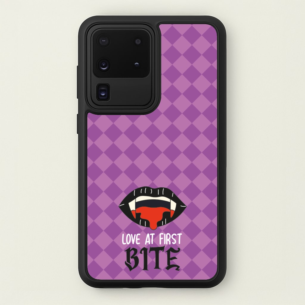Love At First Bite - VD - Vampire Diaries Phone Case for Galaxy S20 Ultra
