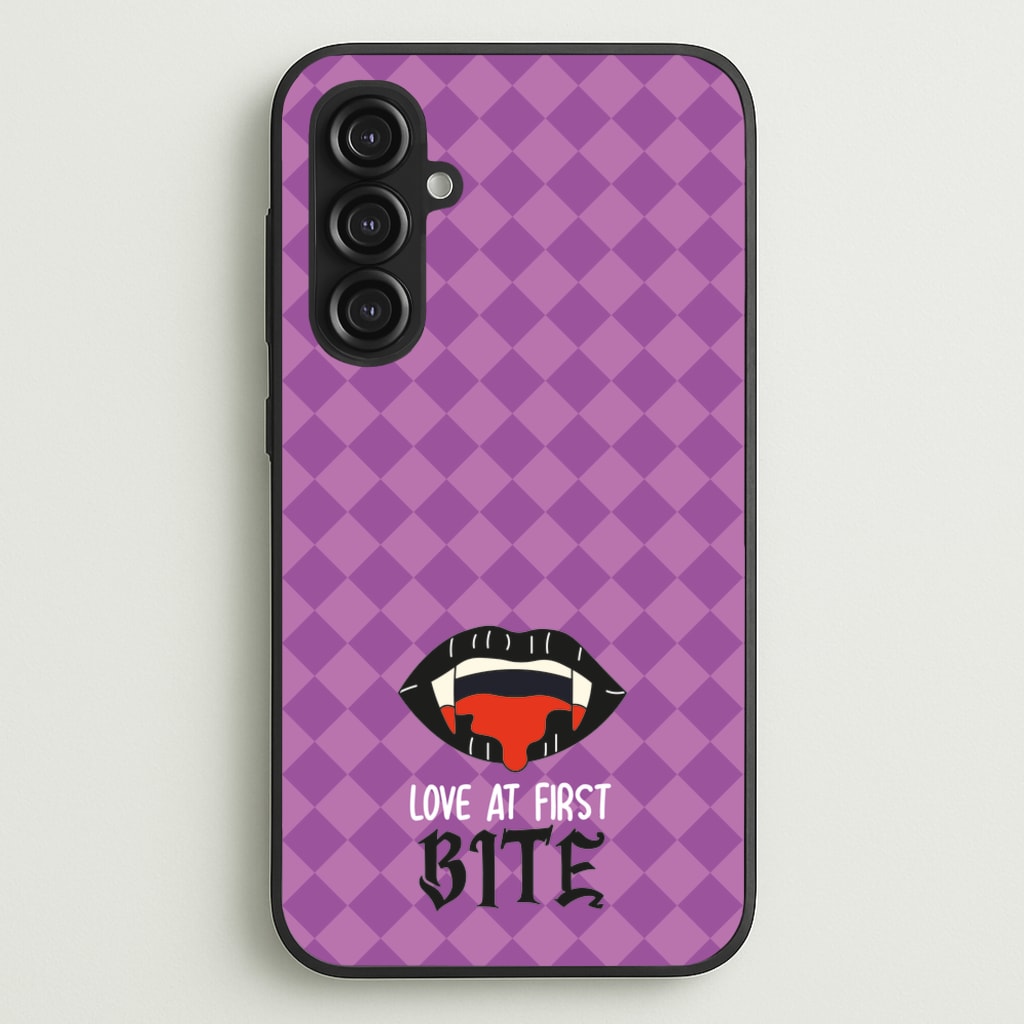 Love At First Bite - VD - Vampire Diaries Phone Case for Galaxy S23FE