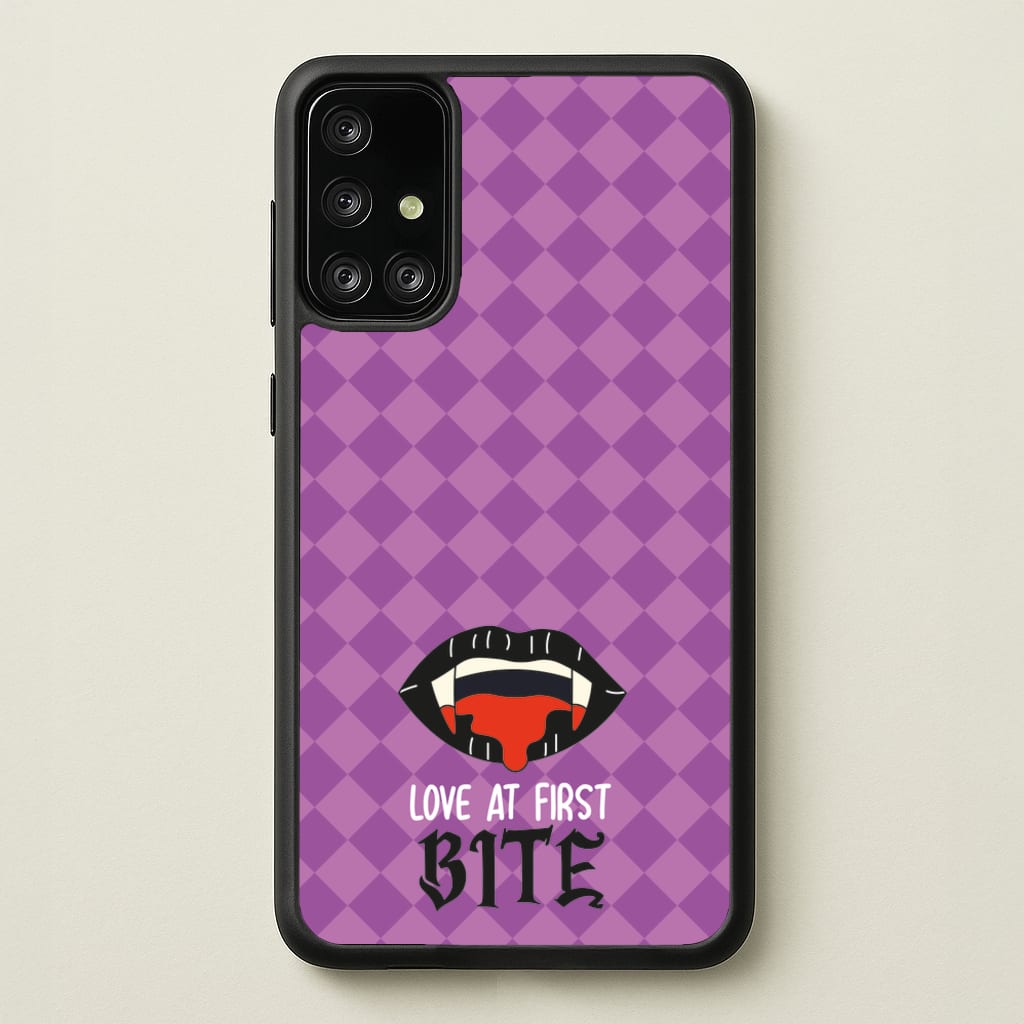 Love At First Bite - VD - Vampire Diaries Phone Case for Galaxy A71