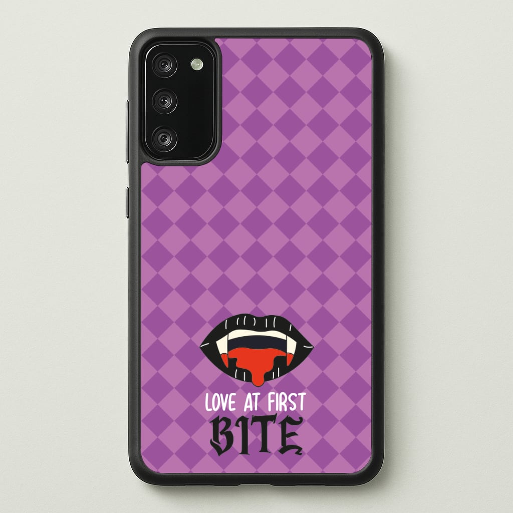 Love At First Bite - VD - Vampire Diaries Phone Case for Galaxy S20