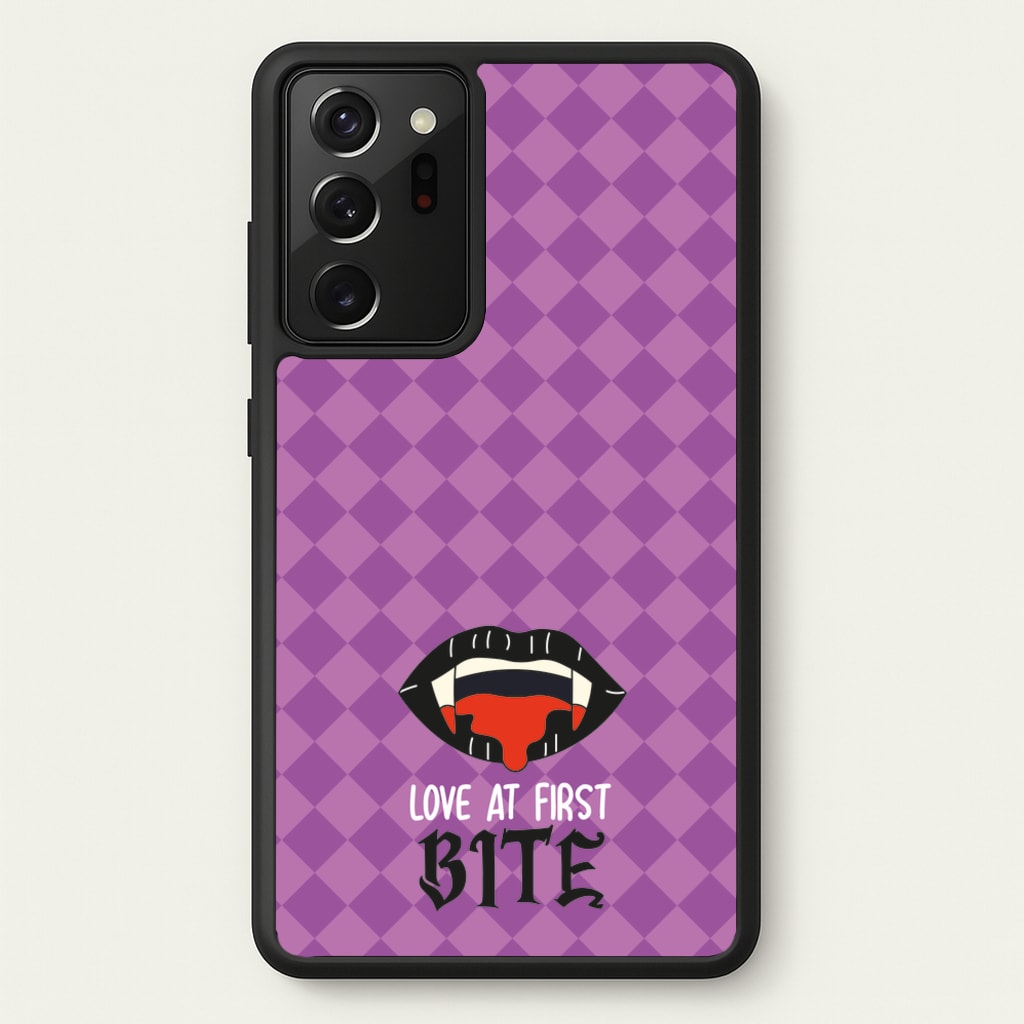 Love At First Bite - VD - Vampire Diaries Phone Case for Galaxy Note 20 Ultra