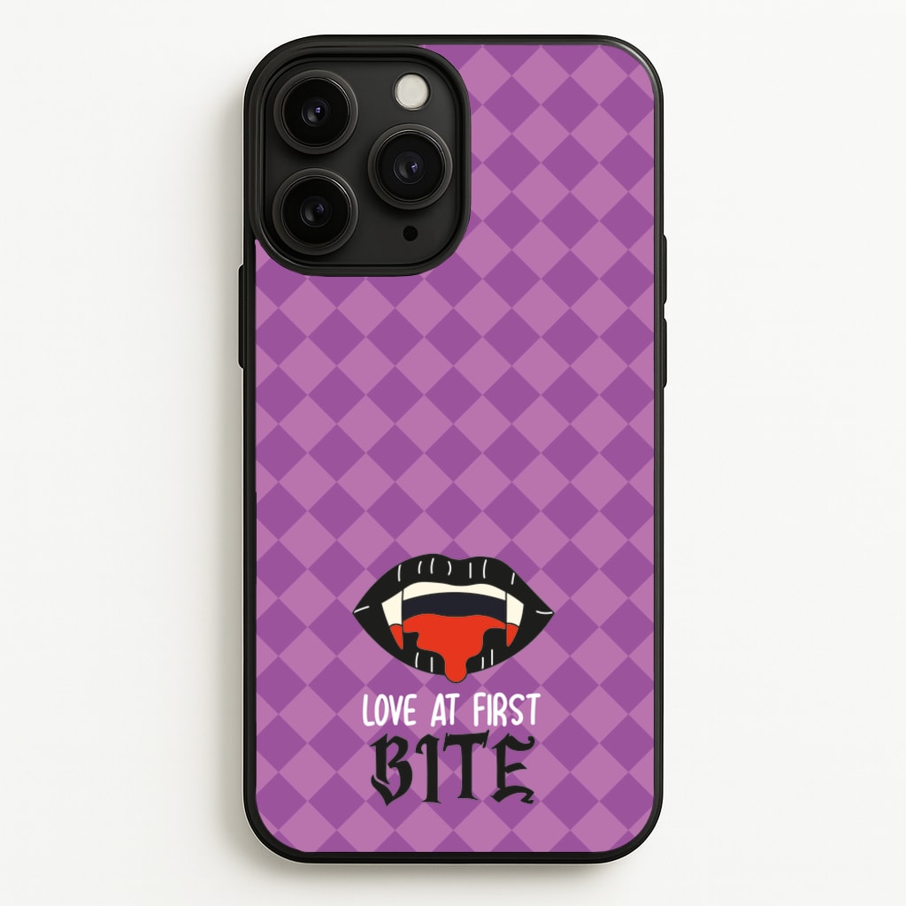 Love At First Bite - VD - Vampire Diaries Phone Case for iPhone 11 Pro Max