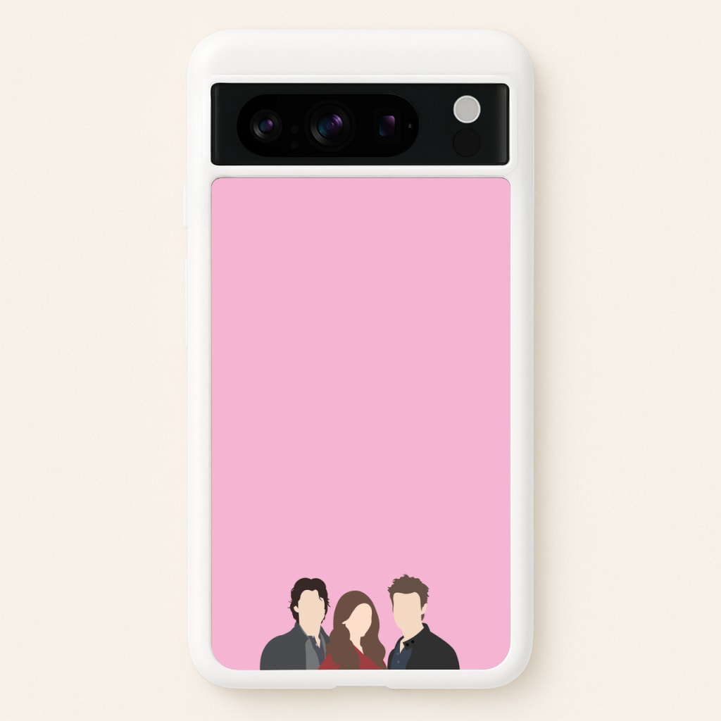 Elena, Damon And Stefan - VD - Vampire Diaries Phone Case for Google Pixel 8 Pro