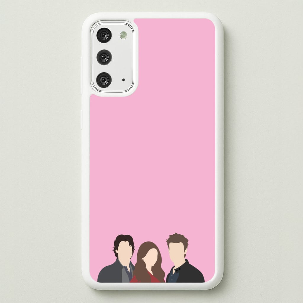 Elena, Damon And Stefan - VD - Vampire Diaries Phone Case for Galaxy Note 20