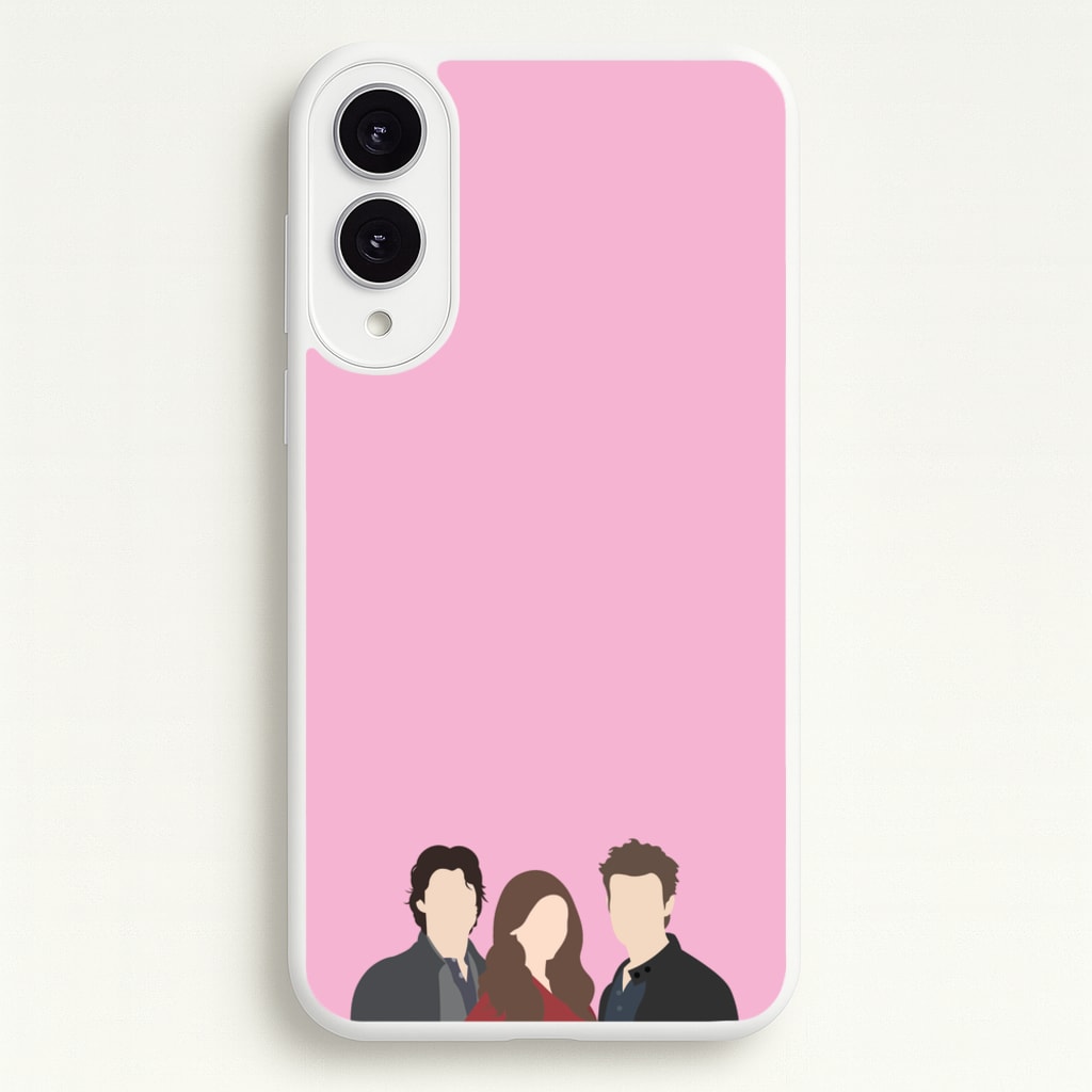 Elena, Damon And Stefan - VD - Vampire Diaries Phone Case for Galaxy S25 Edge