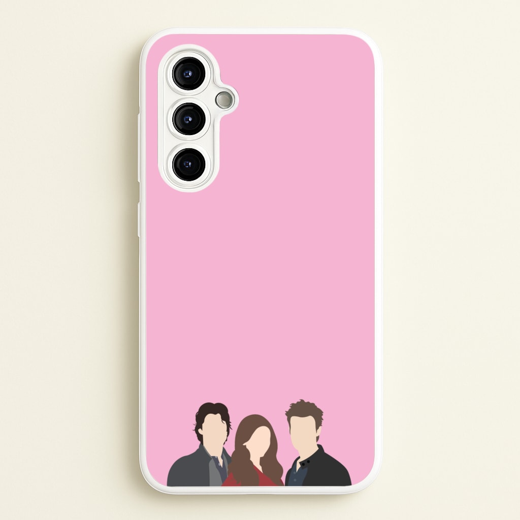 Elena, Damon And Stefan - VD - Vampire Diaries Phone Case for Galaxy A54