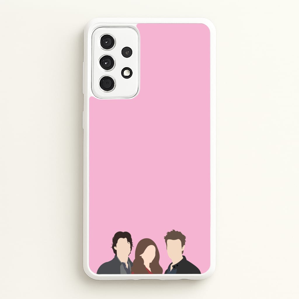 Elena, Damon And Stefan - VD - Vampire Diaries Phone Case for Galaxy A52 / A52s