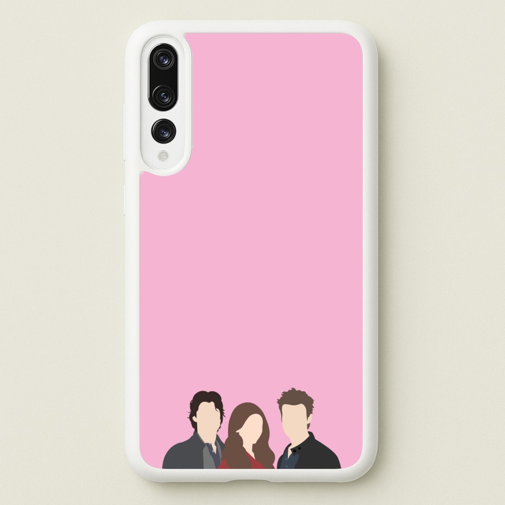Elena, Damon And Stefan - VD - Vampire Diaries Phone Case for Huawei P20 Pro