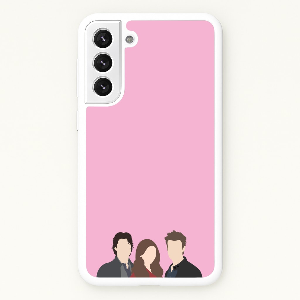 Elena, Damon And Stefan - VD - Vampire Diaries Phone Case for Galaxy S22