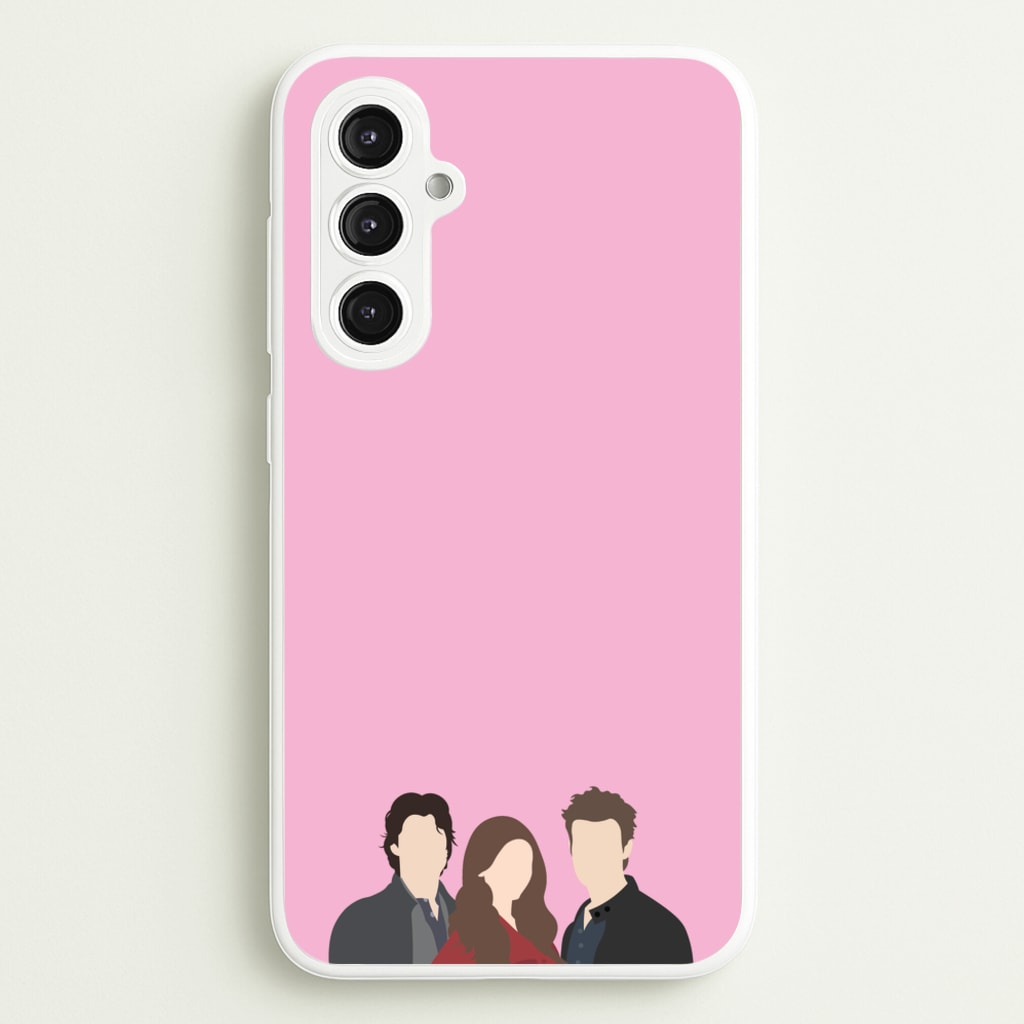 Elena, Damon And Stefan - VD - Vampire Diaries Phone Case for Galaxy S23FE