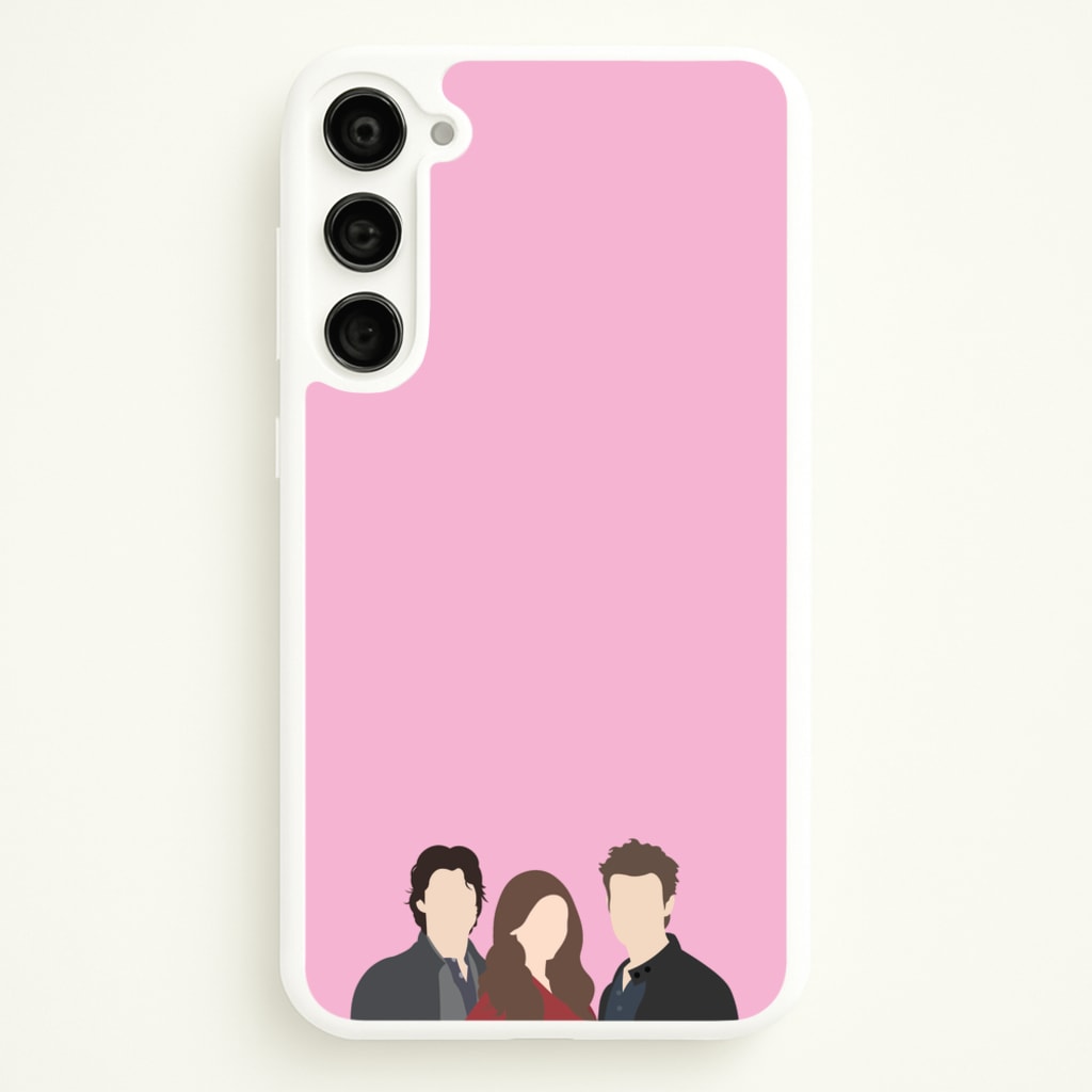 Elena, Damon And Stefan - VD - Vampire Diaries Phone Case for Galaxy S23